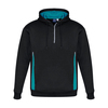 Renegade Hoodies Black Teal Silver